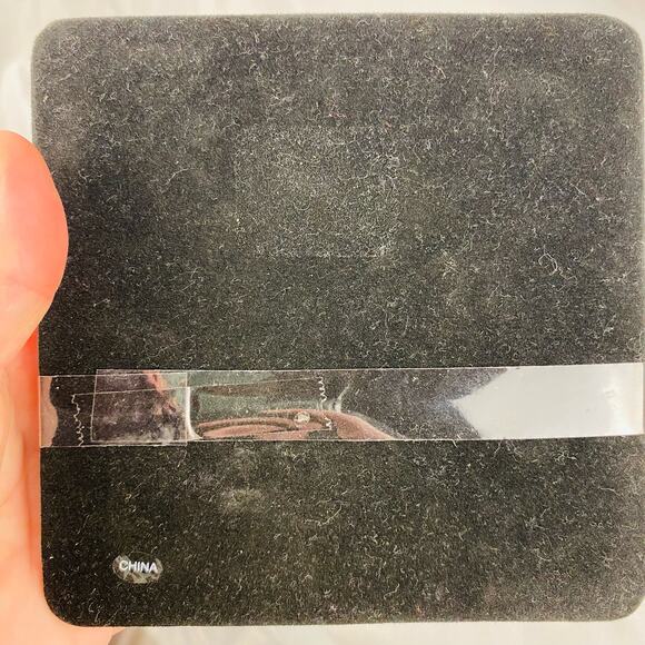 Johnnie Walker Scotch Whiskey Black Leather Coasters Set of 4 in Holder - Picture 5 of 5